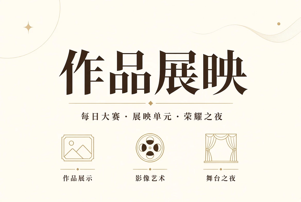 舞台和镜头授权作品的展示主题